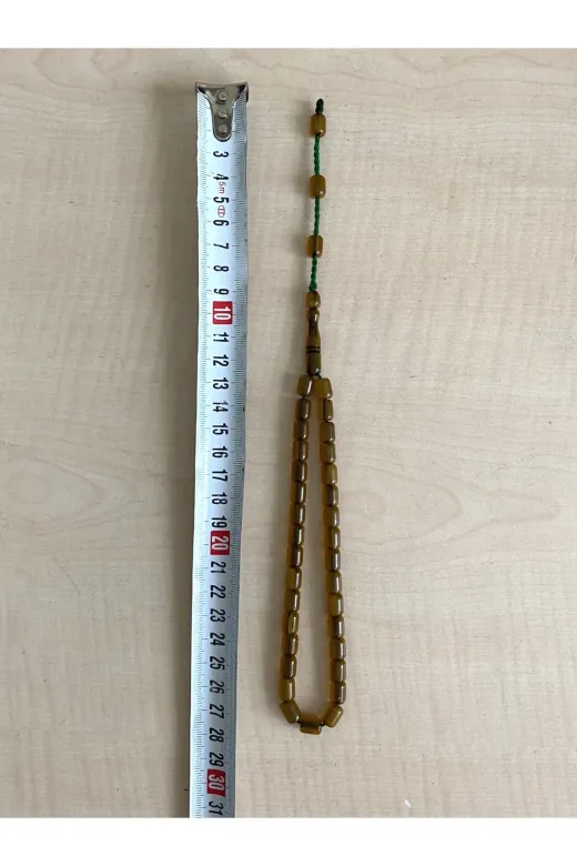 SANAT TACİRİ EK45YRGY 27Cm Sikma Kehribar Tesbih No 54