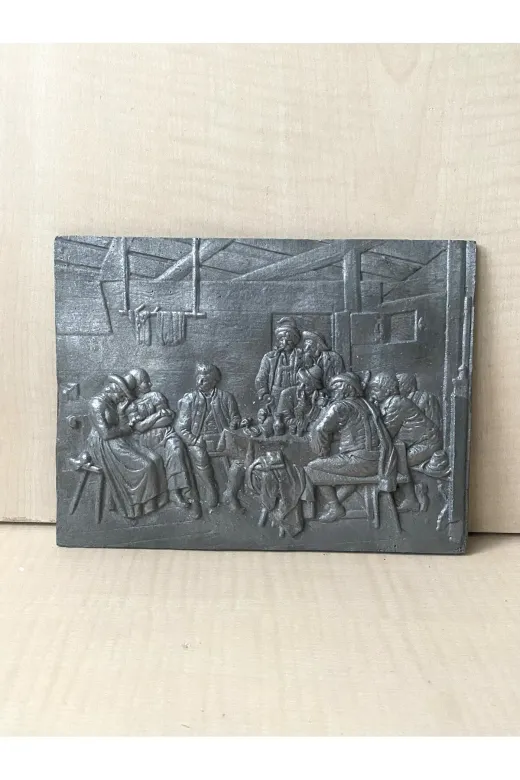SANAT TACİRİ EK5631301 19X14Cm Avupa Kalay Tablo Dökme Kalaydan Kalip Tablo