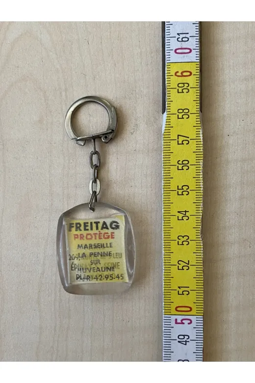 SANAT TACİRİ EK75RTGBGF34 Vinatge Avrupa Hareketli Görüntülü Plastik Anahtarlik