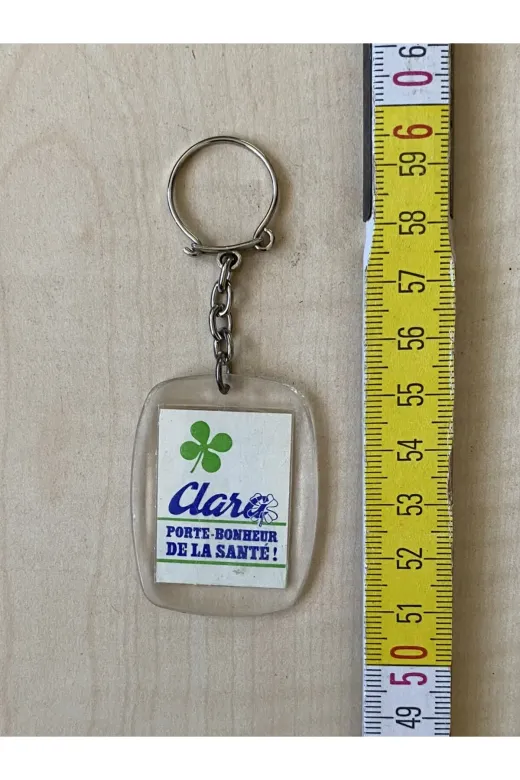 SANAT TACİRİ EK75RTRF34 Avrupa Clara Yoğurt Yazili Anahtarlik Plastik Anahtarlik