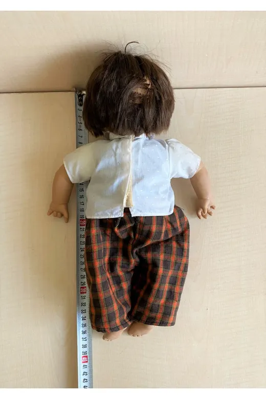 SANAT TACİRİ EK7I56RTFVTBS 37Cm Simba Damgali Avrupa Bebek İfadeli Plastik Bebek Şaşkin Bebek