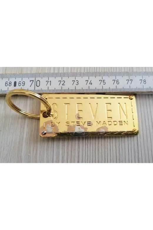 SANAT TACİRİ EKNSVBRU4ESD Vintage Steven Yazılı Anahtarlık Yurtdışı Metal Anahtarlık