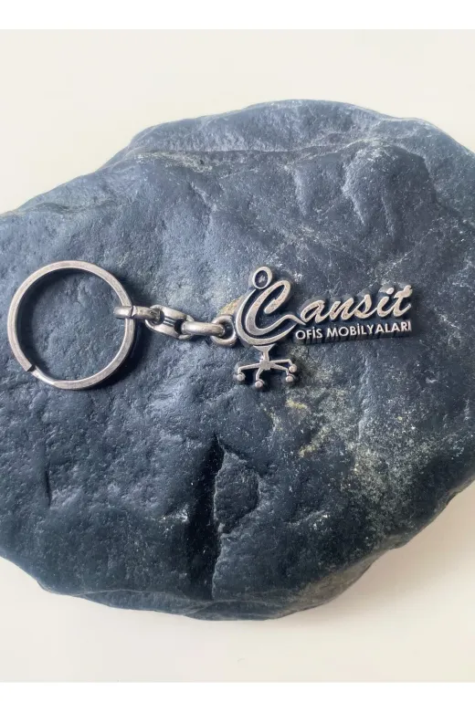 SANAT TACİRİ ST678O67TYHF1 Cansit Ofis Malzemeleri Yazili Metal Anahtarlik