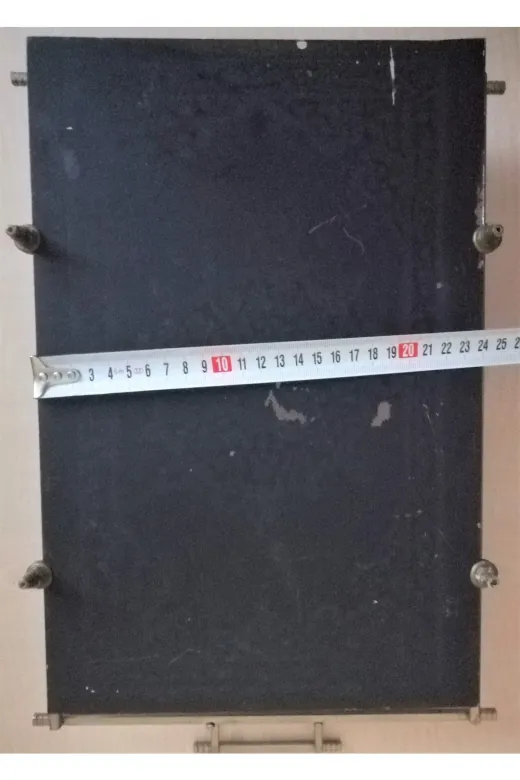SANAT TACİRİ TYC00721432803 Vintage Metal Çerçeveli Cam Tepsi