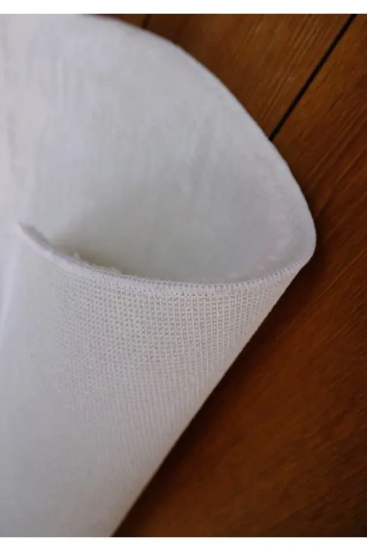 SARAR HALI tavsanbeyazpostoval Tavsan Kaymaz Taban Beyaz Post Peluş Oval Halı
