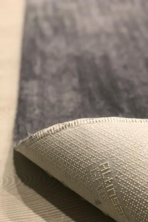 Sarar MSEVDİZ-SARAR-Y-M1 Gri Peluş Post Halı Modern Yolluk Model 1