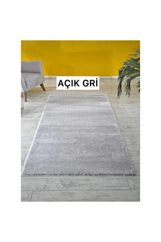 Sarar SRV16 Dream House Peluş Halı Yumuşak Açık Gri