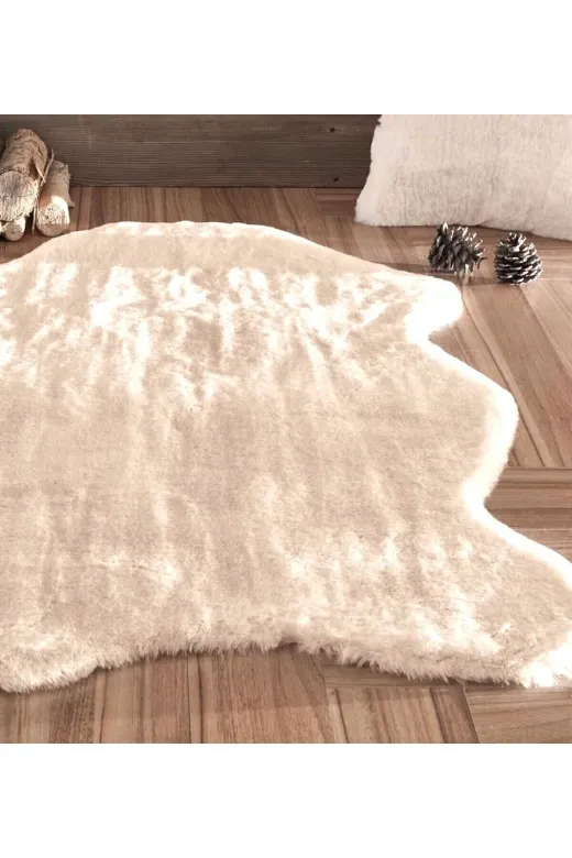 Sarar zadeposthalı1 Peluş Halı Krem