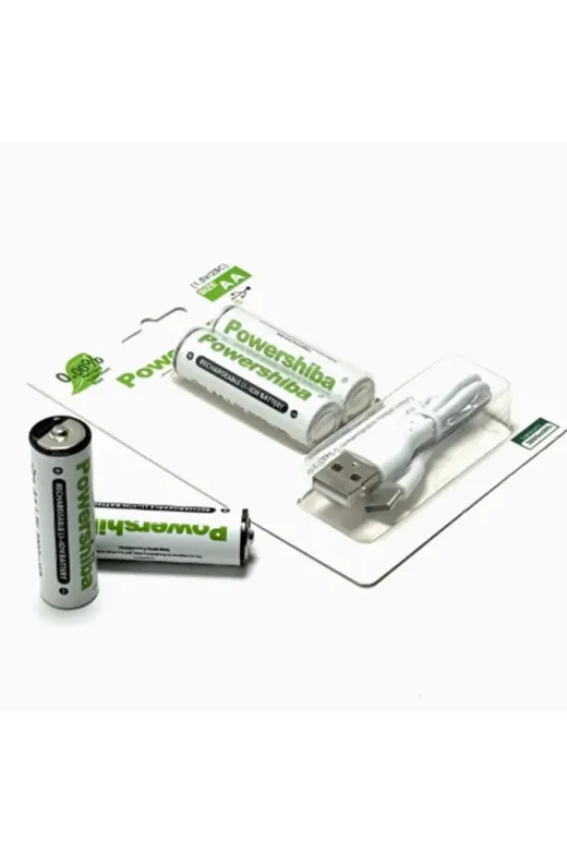 Şarj edilebilir Pil Type-C Şarjlı Li-Ion Lityum Kalem Pil 2800mAh/1.5V/AA Şarjlı pil