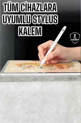 Şarjlı Dokunmatik Kalem Yedek Uçlu Android Ve İos Uyumlu