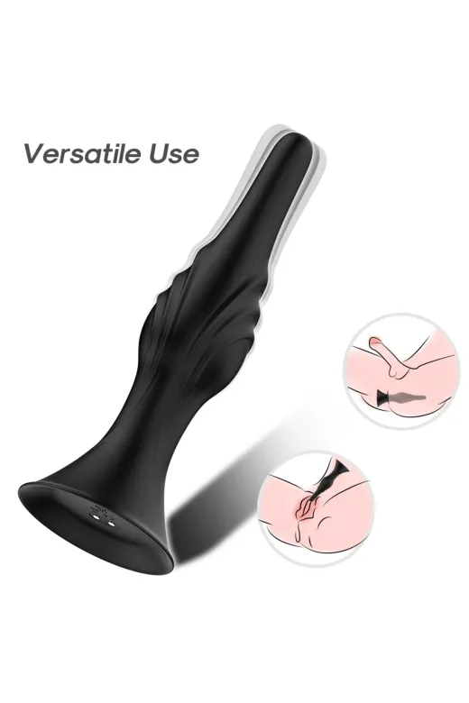 Şarjlı Kablosuz Kumandalı Güçlü Titreşimli G Nokta Uyarıcı Ve Anal Vibratör