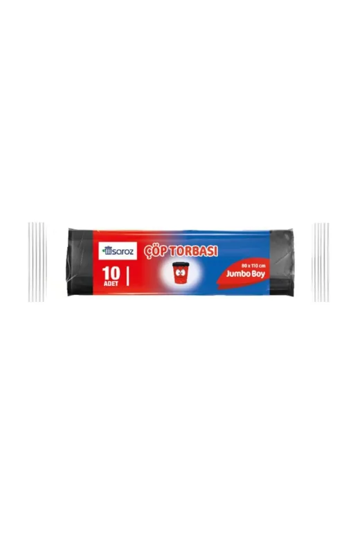 SAROS 8682214704985 Saroz Çöp Torbası Jumbo 10 Lu 80*110 Cm Adet
