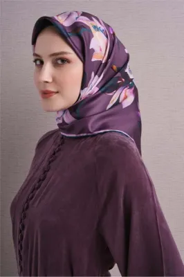 Saten İpek Eşarp 9620D-85