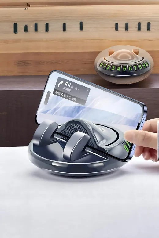 satior satior-360-arac-ici-telefon-tutucu Numaratörlü 360 Dönebilen Premium Araba Araç Içi Telefon Tutacağı Yapışkanlı Araba Telefon Tutucu Ak