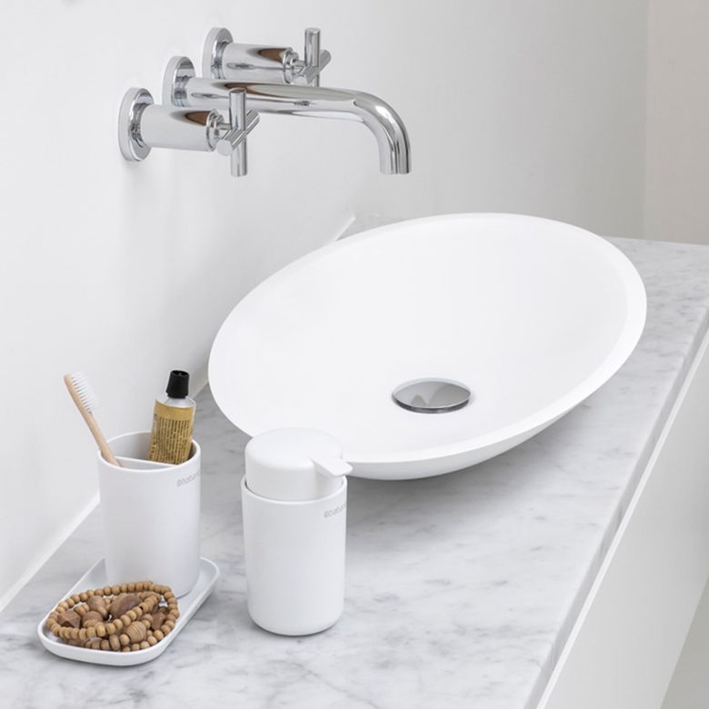 Schafer ₺2.899,00,, Brabantia Renew White 3 Parça Banyo Seti