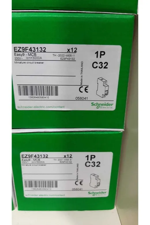 Schneider Electric SE-EZ9F43132 Schneider 1X32A C Otomat Sigorta 3Ka Easy9 1 Kutup