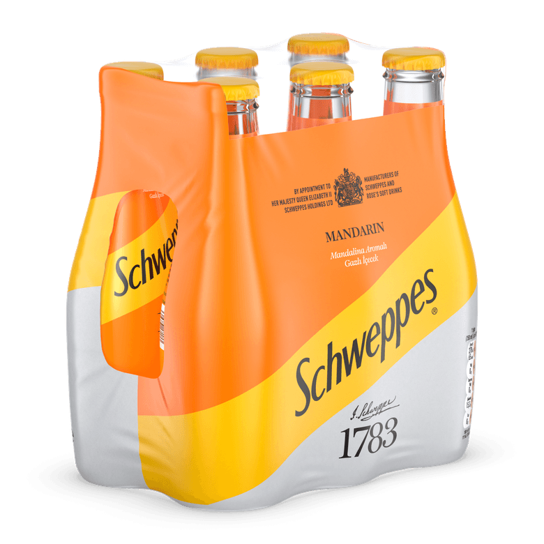 schweppes2154 Schweppes Mandalina Cam Şişe 6 X 250 Ml