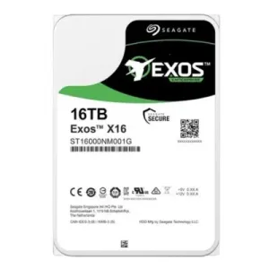 SEAGATE EXOS X16, ST16000NM001G, 3.5", 16TB,  256Mb, 7200 Rpm, 7/24 Enterprise, DATA CENTER-GÜVENLİK-NAS-SERVER, HDD