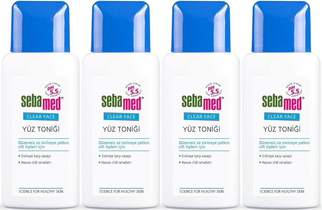 Sebamed Clear Face Yüz Temizleyici Toniği 200ML (4 Lü Set)
