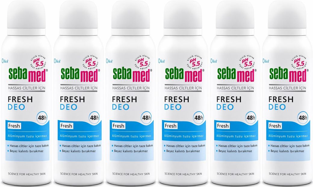 Sebamed Deodorant Aerosol 150 ML Fresh (6 Lı Set)