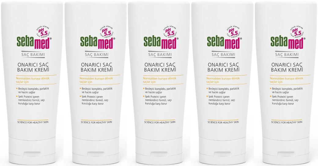Sebamed Onarıcı Saç Bakım Kremi 200 ML (5 Li Set)