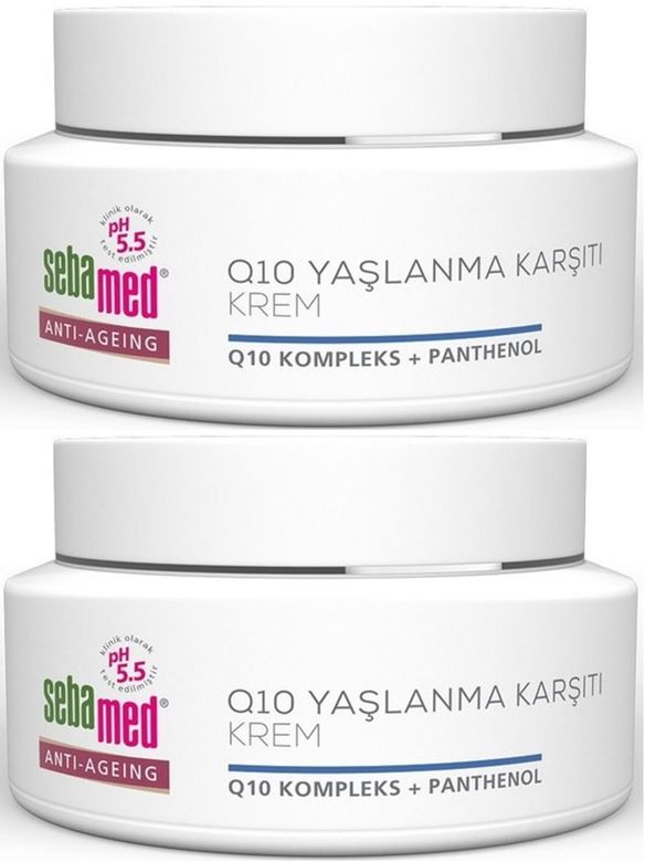 Sebamed Q10 Yaşlanma ve Kırışıklık Karşıtı Koruyucu Anti-Age Krem 50ML (2 Li Set)