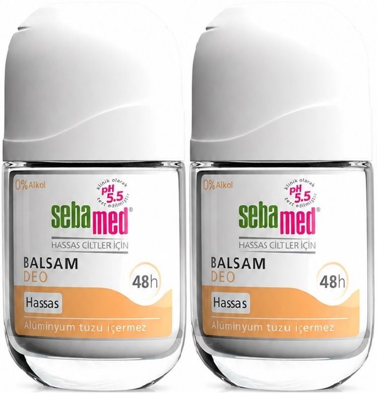 Sebamed Roll-On 50ML Balsam Hassas/Sensitive (2 Li  Set)