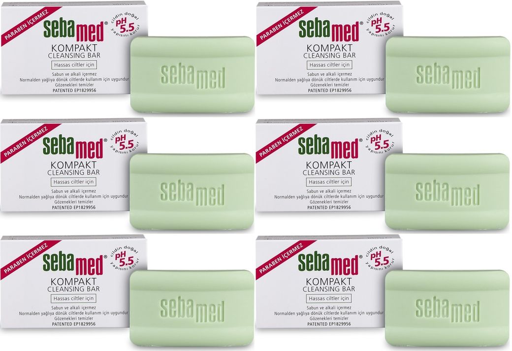 Sebamed Sabun Kompakt Hassas Cilt 100GR (6 Lı Set)