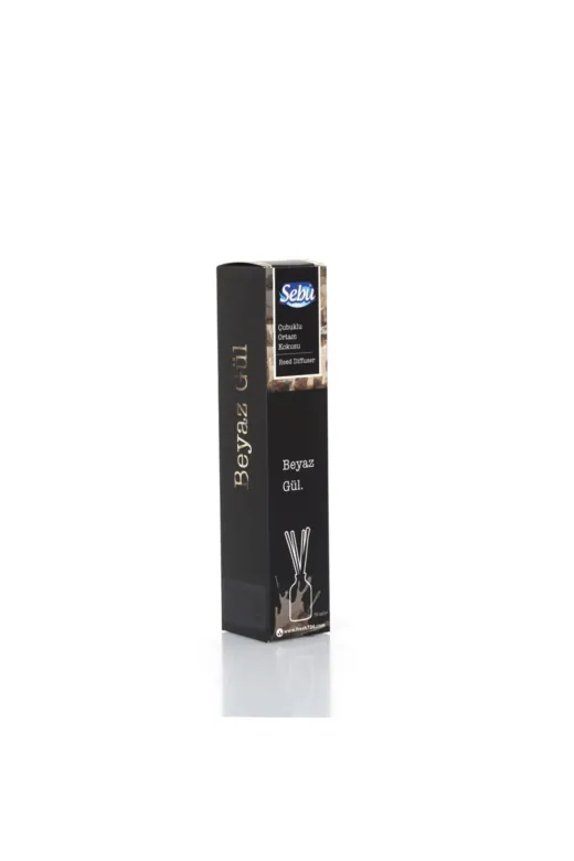 Sebu 8680734232483 Beyaz Gül - Bambu Çubuklu Klasik Ortam Kokusu 50Ml