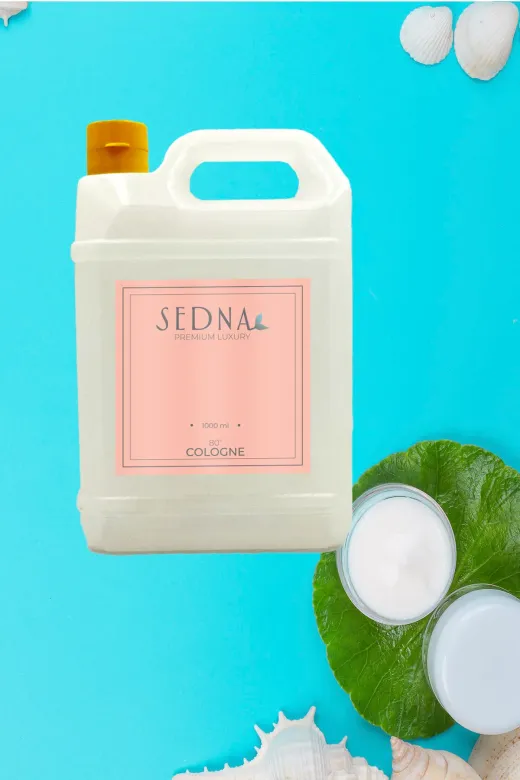 Sedna Kozmetik 62203056 Sedna 80 Derece Bidon Kolonya 1000 Ml Beyaz Çiçekler