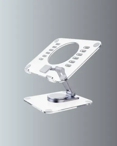 Şeffaf Tasarımlı Katlanabilir Tablet Standı 1 Adet