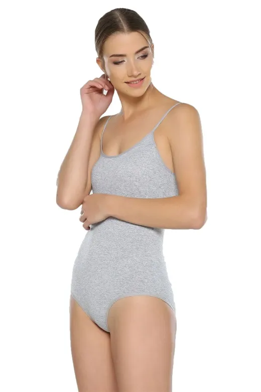 Seher Yıldızı 43124 Kadın Siyah İp Askılı Kancalı Çıtçıtlı Body 6'lı Paket