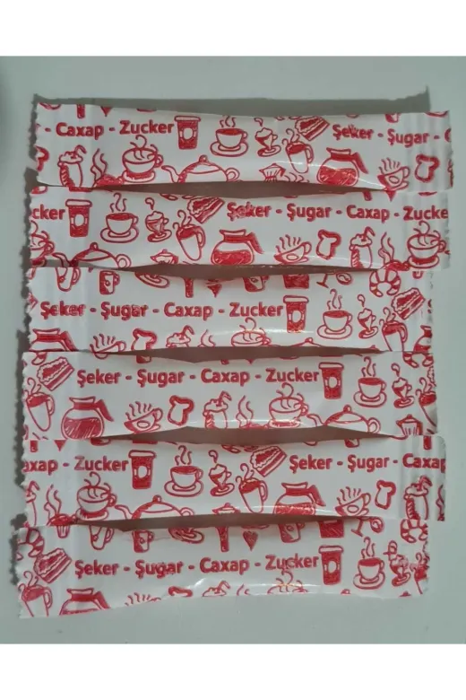 Sek 19822626 Şeker Stick Şeker Toz Şeker 2,5 Gr, 1000 Adet 2,5 Kg,