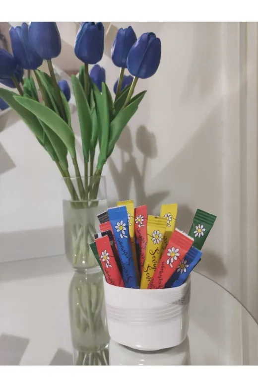Sek SKRK2022 Şeker Renkli Stick Toz Şeker 1000 Adet X 3Gr,