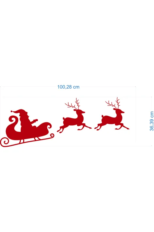 Seka Reklam noel0034 Yılbaşı Kapı Süsü Sticker