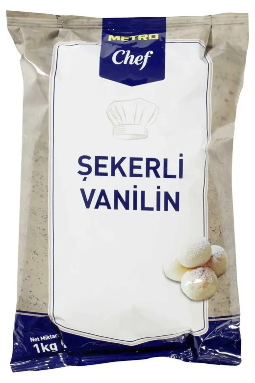 Şekerli Vanilin 1Kg Pastacılık Pasta Tatlı Mutfak Şef
