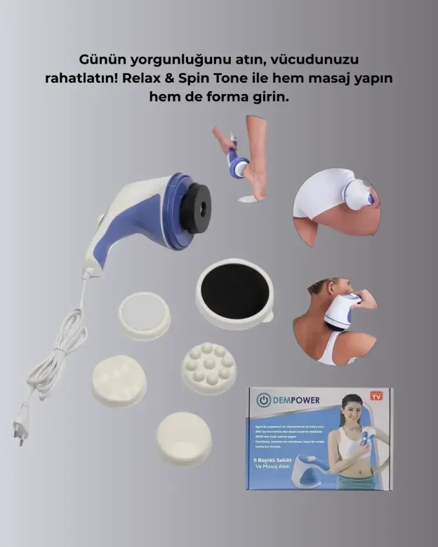 Selülit ve Sıkılaştırıcı Masaj Cihazı – Çok Fonksiyonlu