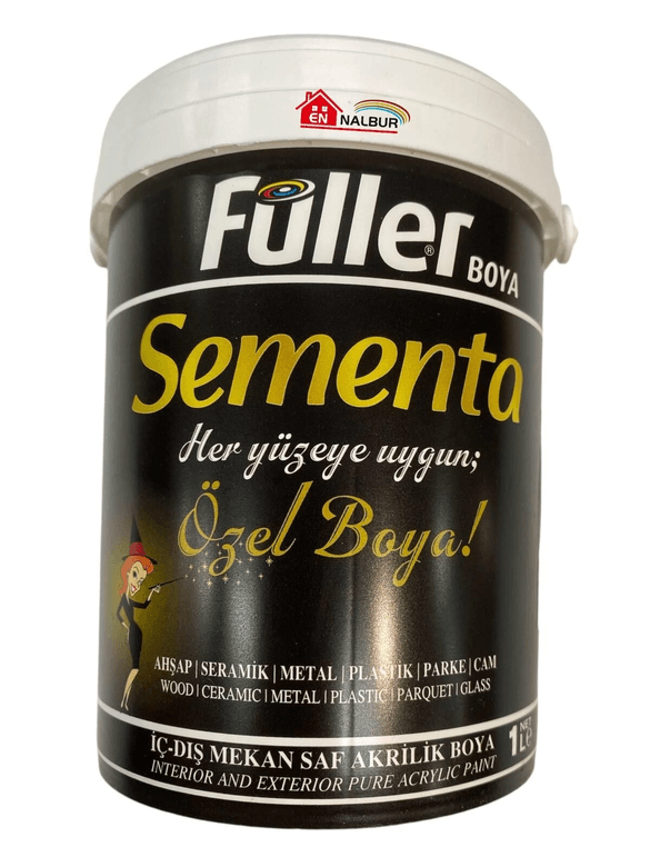 Sementa Özel Su Bazlı Saf Akrilik Boya 1 Litre Beyaz