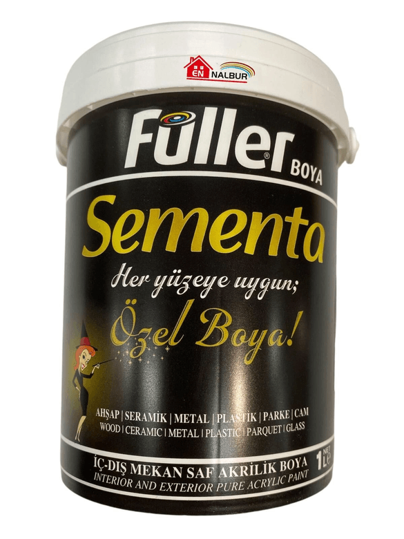 Sementa Özel Su Bazlı Saf Akrilik Boya 1 Litre Topaz