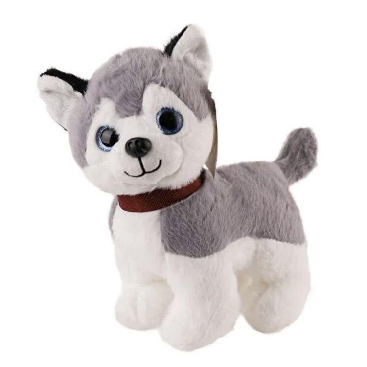 Sesli Peluş Köpek - 2309033 - Gri - 1 ADET
