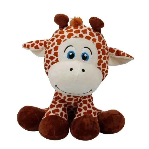 Sevimli Oturan Zürafa Peluş 35 cm Çocuklar İçin