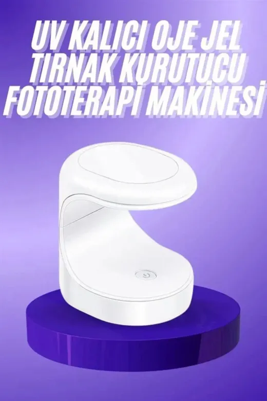 Seyehat Tipi Mini Oje Kurutucu Ultraviole Mor Işık Protez Tırnak Kurutucu