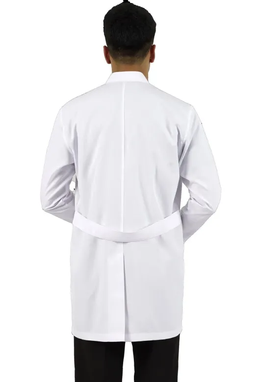 SEZA TEKSTİL 200100320 Hakim Yaka Orta Boy Beyaz Önlük Erkek Doktor Öğretmen Hemşire Laboratuvar Önlüğü