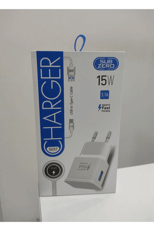 sg57. Subzero Sg57 15W 3.1A Type-C Hızlı Usb Ev Tipi Şarj Aleti