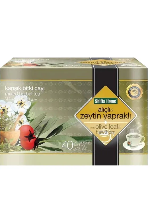 Shiffa Home 8690088007118 Karışık Bitki Çayı Alıçlı Zeytin Yapraklı 40 Lı