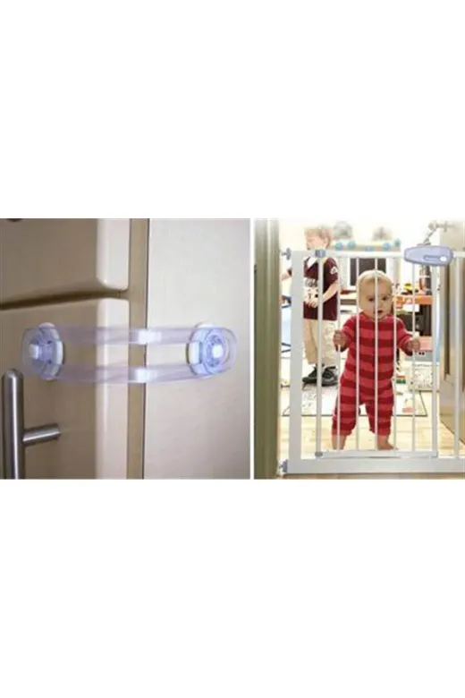 shopwave TYCF4216275105BD5C424C900 Krm Bebek Ve Çocuklar İçin Dolap Çekmece Emniyet Güvenlik Kilidi (5047) Krm