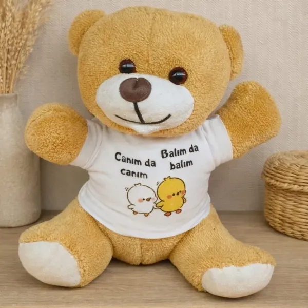 Şık Tişörtlü Peluş 25 Cm Canım Da Canım Balım