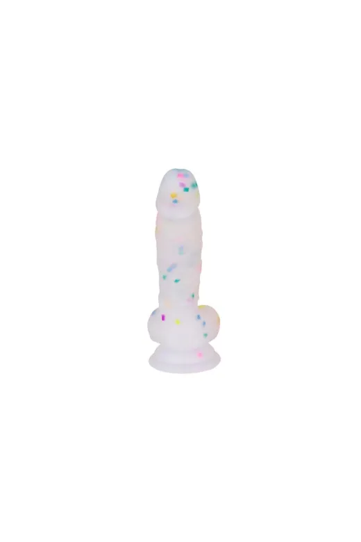 Silikon Realistik Gökkuşağı Dildo 18Cm