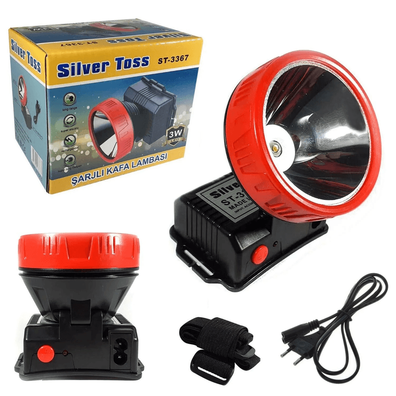 Silver Toss St-3367 Şarjlı Kafa Lambası