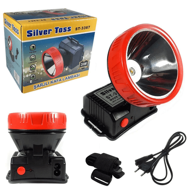 Silver Toss St-3367 Şarjlı Kafa Lambası